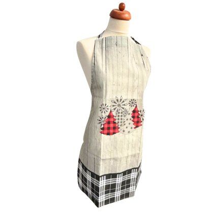 Kuchyňská zástěra Stromky a vločky  Home Elements