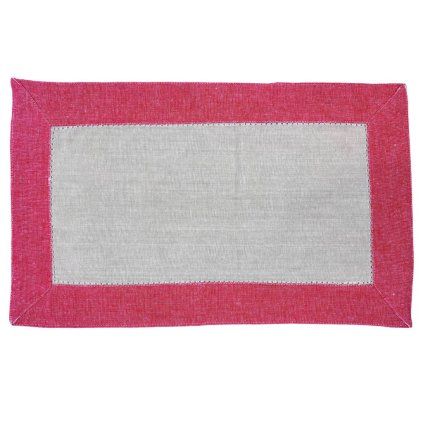Prostírání béžová a červená  Home Elements