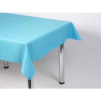 Ubrus teflonový, modrý Lněná textura  Dreamy Linens