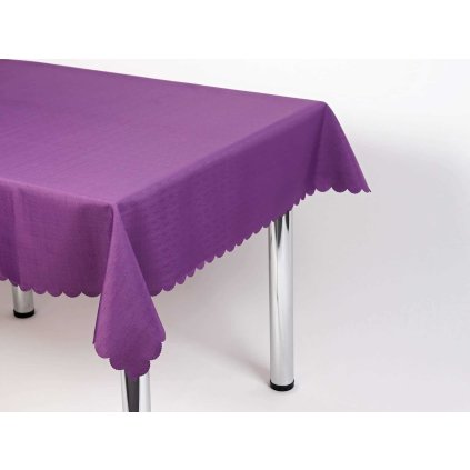 Ubrus teflonový, fialový Lněná textura  Dreamy Linens