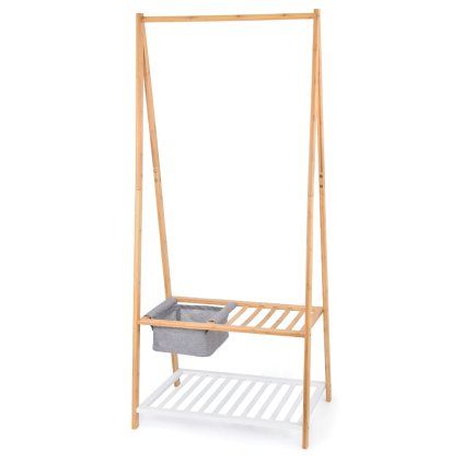 Stojací věšák na oděvy s botníkem  Domopak