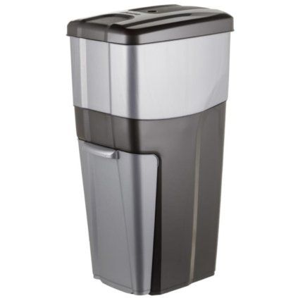 Odpadkový koš TRYPLA, hnědý  BAMA