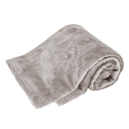 Mikroflanelová deka, hnědošedá  ARÔME HOME