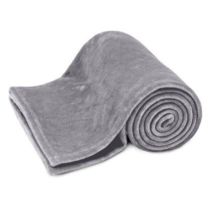 Mikroflanelová deka, šedá  ARÔME HOME
