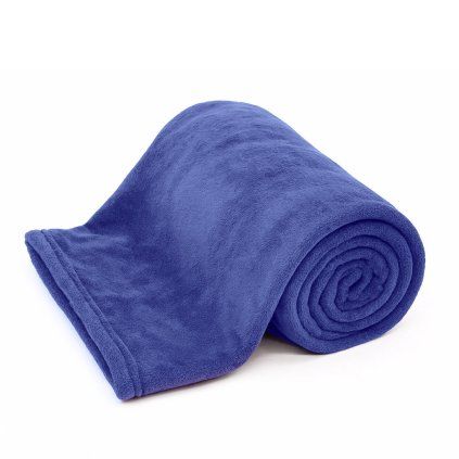 Mikroflanelová deka, modrá  ARÔME HOME