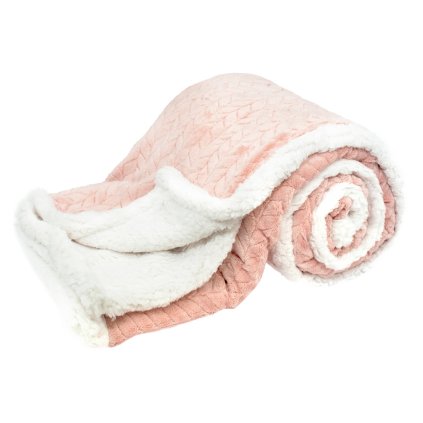 Mikroflanelová deka, Rustic růžová  ARÔME HOME