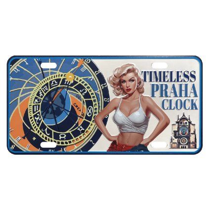 Plechová cedule Clock  GiftyCity