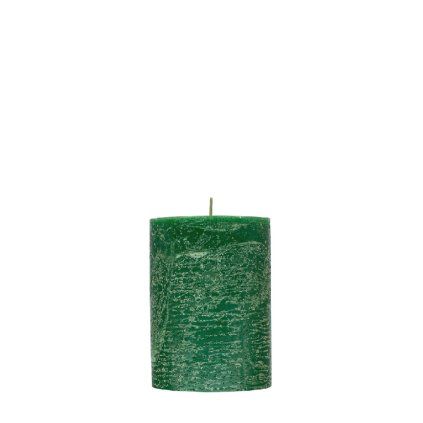 Rustikální svíčka, zelená  ARÔME