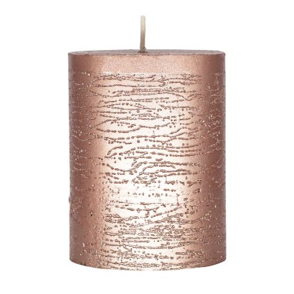 ARÔME Rustikální svíčka 7x10cm Metalická barva Hnědá (Copper)  ARÔME