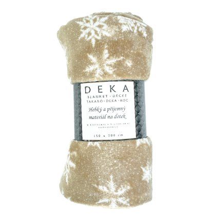 Mikroflanelová deka Vločky  ARÔME HOME