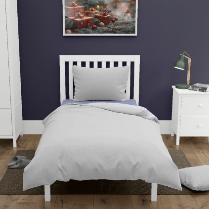 Povlečení mikroflanel, světle šedé  Home Elements