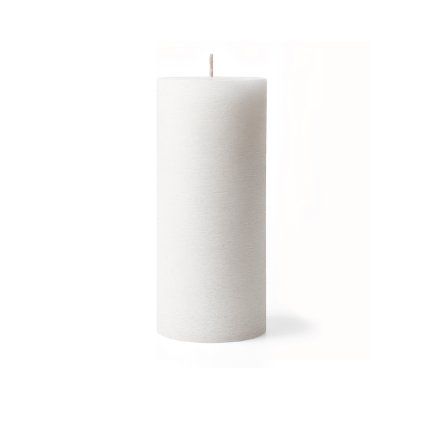 Rustikální svíčka, bílá  ARÔME