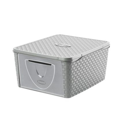 Víceúčelový modulární box INFINITY, šedý  BAMA