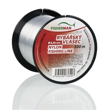 Rybářský vlasec 500 m 0,25 mm 6,8 kg FRV-500  Fisherman
