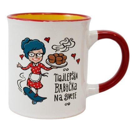 Hrnek ker. - najlepšia babička, 320 ml