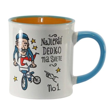 Hrnek ker.- najlepší dedko, 320 ml