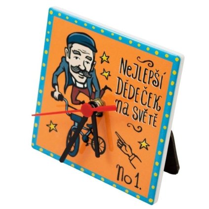 Hodiny Nejlepší dědeček  GiftyCity