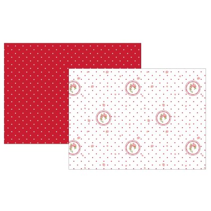 Elegant red dot Placemat