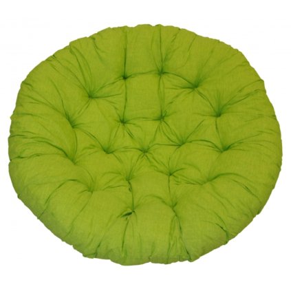 Polstr deluxe na křeslo papasan 110 cm - světle zelený melír  Axin Trading s.r.o.