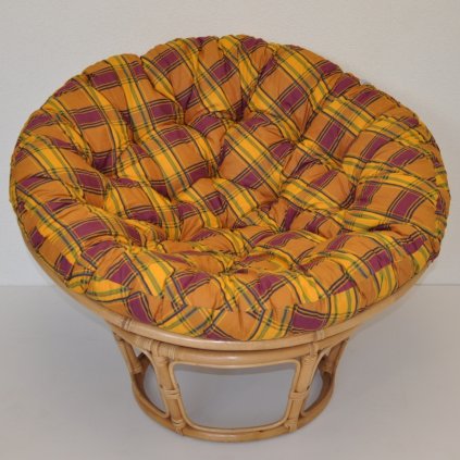 Ratanový papasan 110 cm medový okrový CZ  Axin Trading s.r.o.