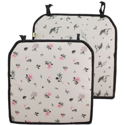 HOME ELEMENTS Podsedák 40*40 cm, Květy  Home Elements