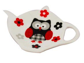 Podčajník - černá sova