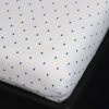 HOME ELEMENTS Bavlněné prostěradlo Jersey, 160 x 200 cm, modré puntíky  Home Elements