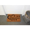 Rohožka Welcome v srdíčku  Home Elements