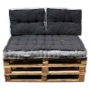 HOME ELEMENTS Sedák na paletu 80 x 120 x 15 cm, tmavě šedý  Home Elements