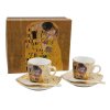 72302 espresso set 2 salky s podsalky a lzickami klimt