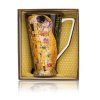 Hrnek 500 ml, Klimt Polibek černý  Home Elements