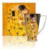 Hrnek 500 ml, Klimt Polibek černý  Home Elements