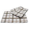 HOME ELEMENTS Set utěrek z egyptské bavlny 50*70 cm, 3 ks, Kostky hnědé  Home Elements