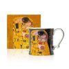 Hrnek 360 ml, Klimt Polibek tmavý  Home Elements
