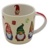 HOME ELEMENTS Porcelánový hrnek 300 ml, Vánoční skřítci  Home Elements