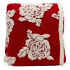 Mikroflanelová deka s beránkem, Růže, červená  Home Elements
