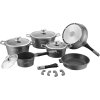Sada nádobí ES1014M 14 ks, barva stříbrná  Royalty