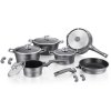 Sada nádobí Royalty Click systém 14dílná, stříbrná  Royalty