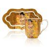 Hrnek 360 ml s podtáckem, Klimt Adele  Home Elements