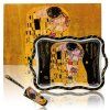 Servírovací podnos, Klimt Polibek tmavý  Home Elements
