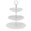 HOME ELEMENTS Porcelánový etažér, 3 patra  Home Elements