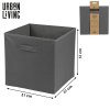 URBAN LIVING Úložný skládací box 31x31 x 31 cm, antracit  URBAN LIVING