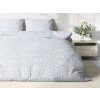 Povlečení bavlněné, Modré Kvítky  Dreamy Linens