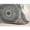 Povlečení bavlněné, hnědé a modré Mandala  Dreamy Linens