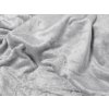 Mikroflanelová deka, světle šedá  Dreamy Linens