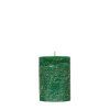 Rustikální svíčka, zelená  ARÔME