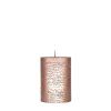 Rustikální svíčka, metalická měděná  ARÔME