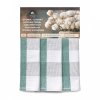 Kuchyňské utěrky Zelené káro, střední  ARÔME HOME