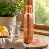 Měděná láhev s antickým vzorem, 950 ml  ARÔME HOME