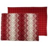 Bavlněné vánoční prostírání - červená  Home Elements